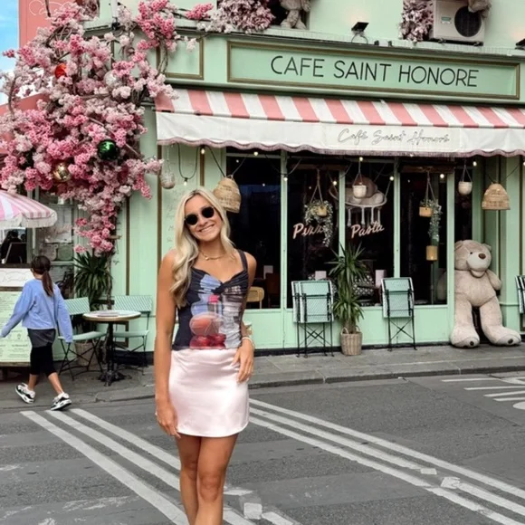 Fiorucci: L'eau De Fiorucci Gloria Top in Multi - Picture 3 of 14